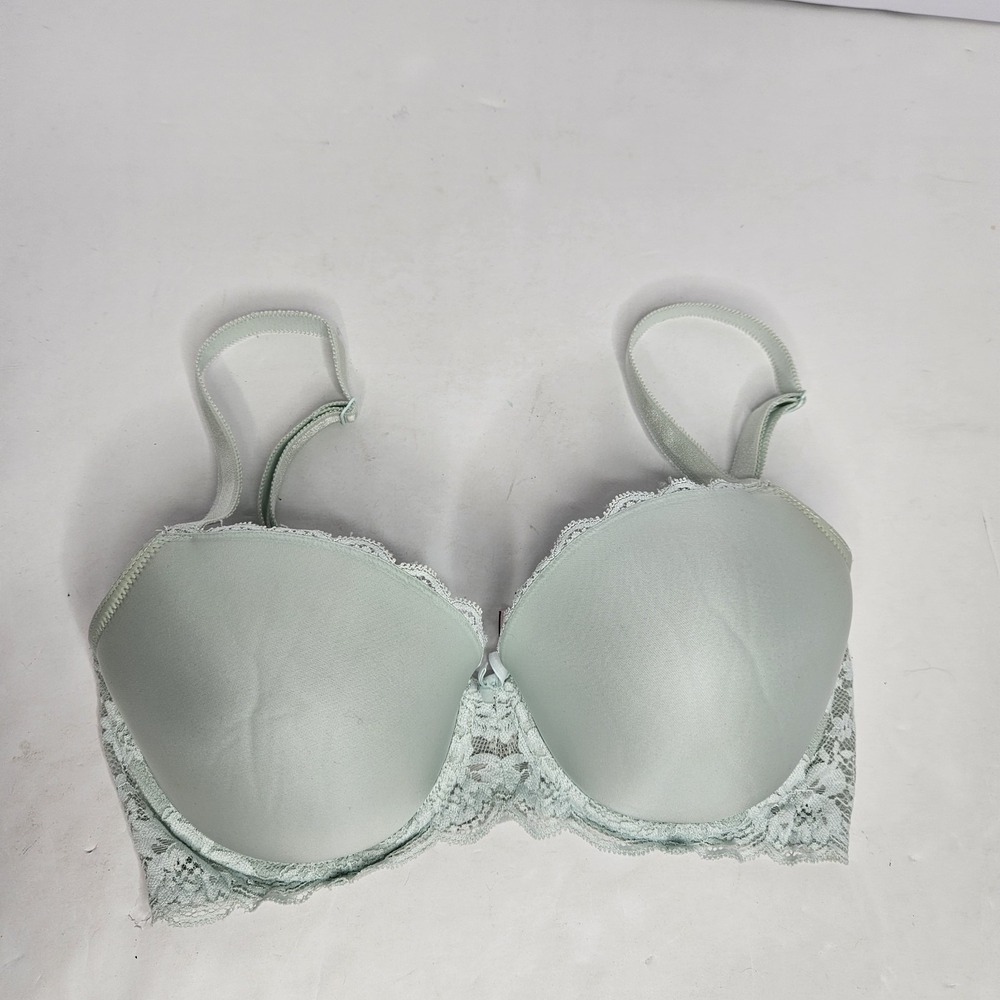 Victoria's‎ Secret Dream Angels Lined Demi 32DDD Pale Green